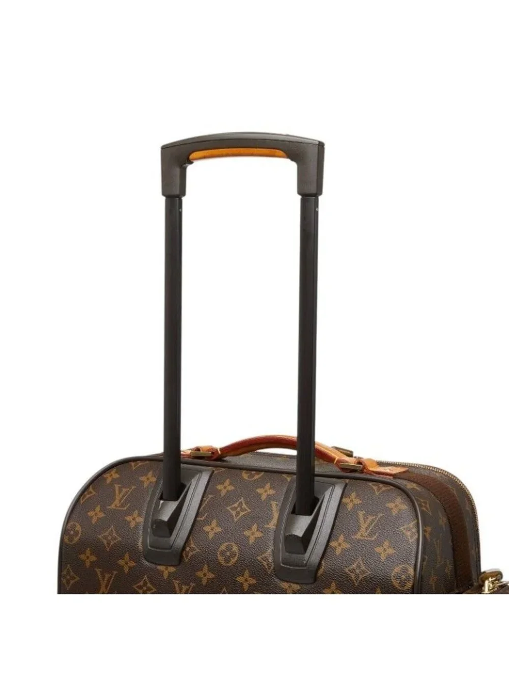Louis Vuitton Monogram Bosphore Travel Bag Suitcase Brown Leather